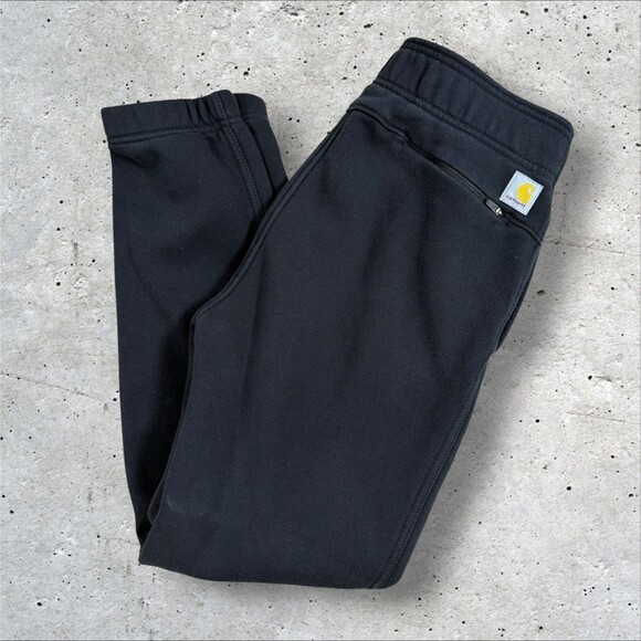 Carhartt Pants - Carhartt Sweatpants Womens XS Black Relaxed Fit Fleece Jogger Pants BN5510-W